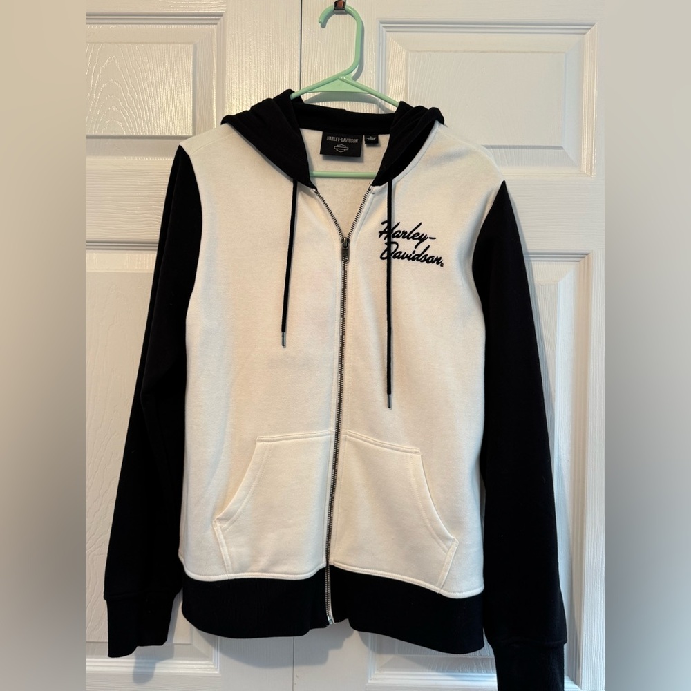 Harley-Davidson Black and White Hoodie